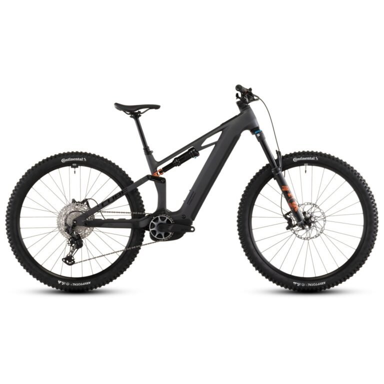 CUBE VTT Électrique Carbone - STEREO HYBRID ONE44 HPC SLX 800 - 2026 - 27.5“ – slabgrey / orange