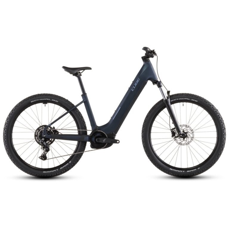 CUBE VTT Électrique - REACTION HYBRID Performance 600 - Easy Entry - 2026 - indigoblue / reflex