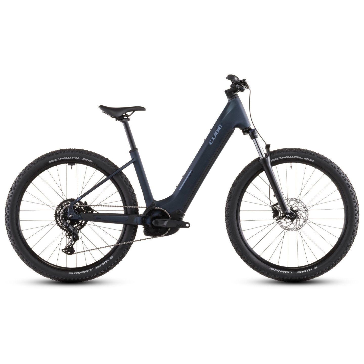 CUBE VTT Électrique - REACTION HYBRID Performance 600 - Easy Entry - 2026 - indigoblue / reflex