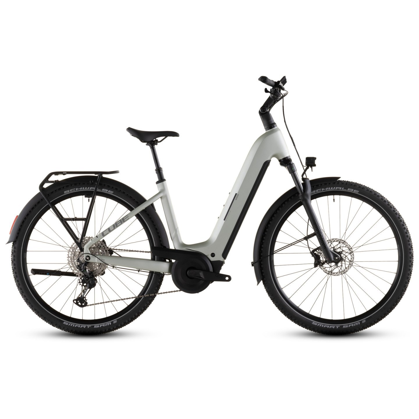 CUBE Vélo Électrique - NURIDE HYBRID EXC 800 - Easy Entry - 2026 - lemongrass / reflex