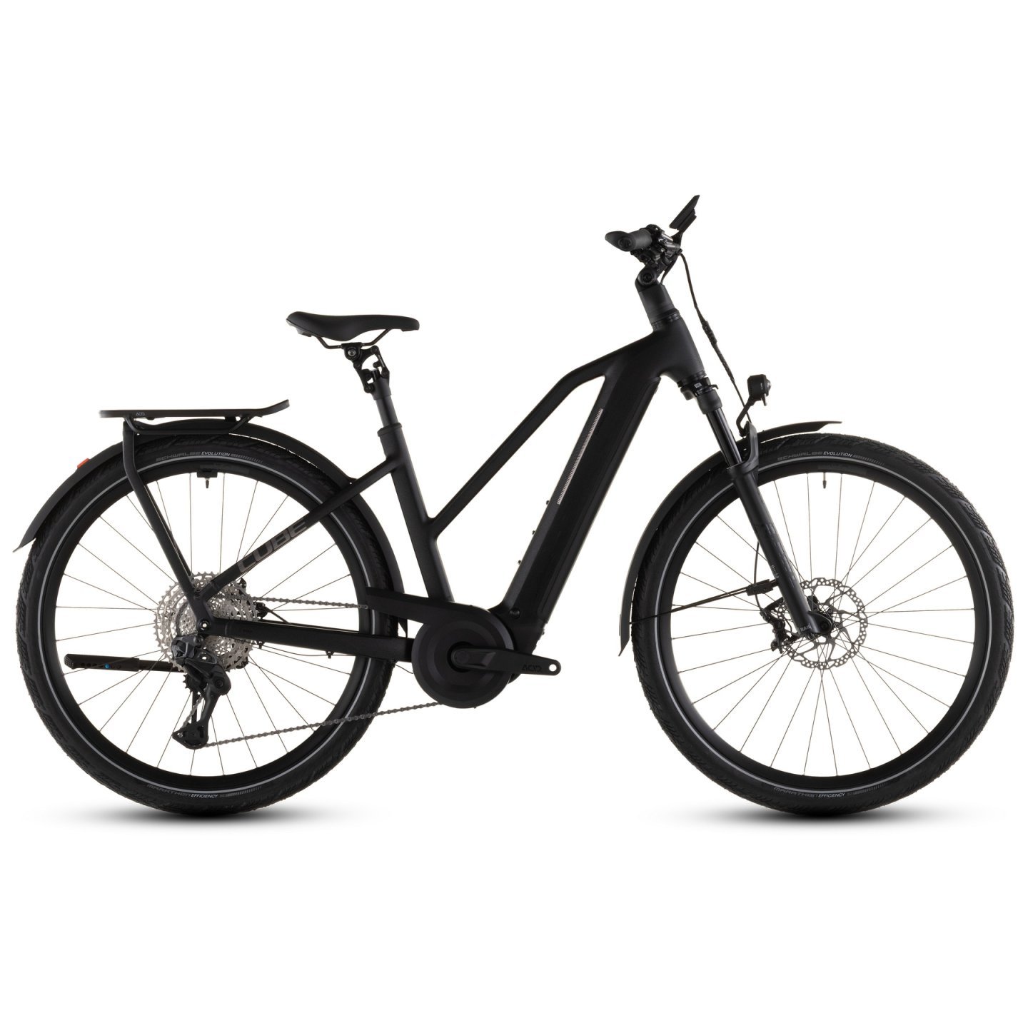 CUBE VTC Électrique - KATHMANDU HYBRID SLX 800 - Trapeze - 2026 - silverdust / chrome