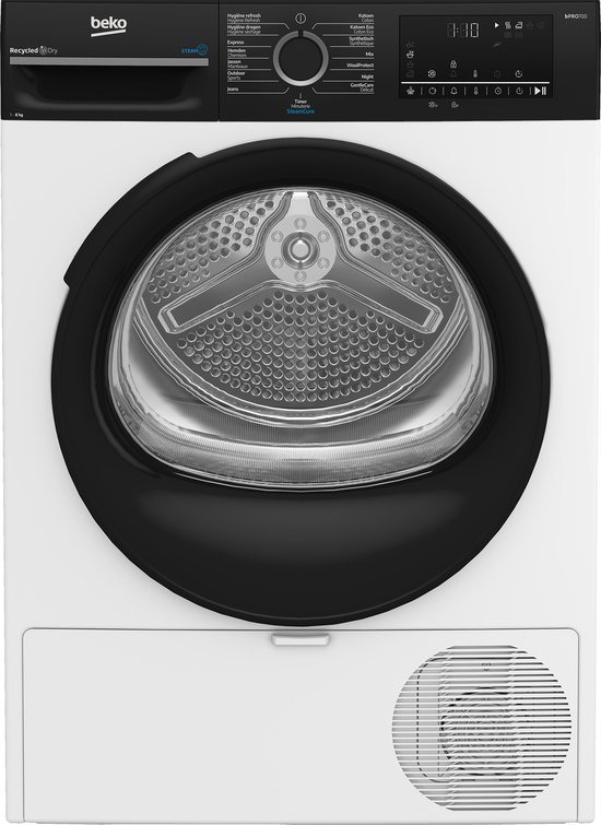 Sèche-linge Beko BM3T3824B - Sèche-linge à pompe à chaleur - 8 kg - Classe énergétique B