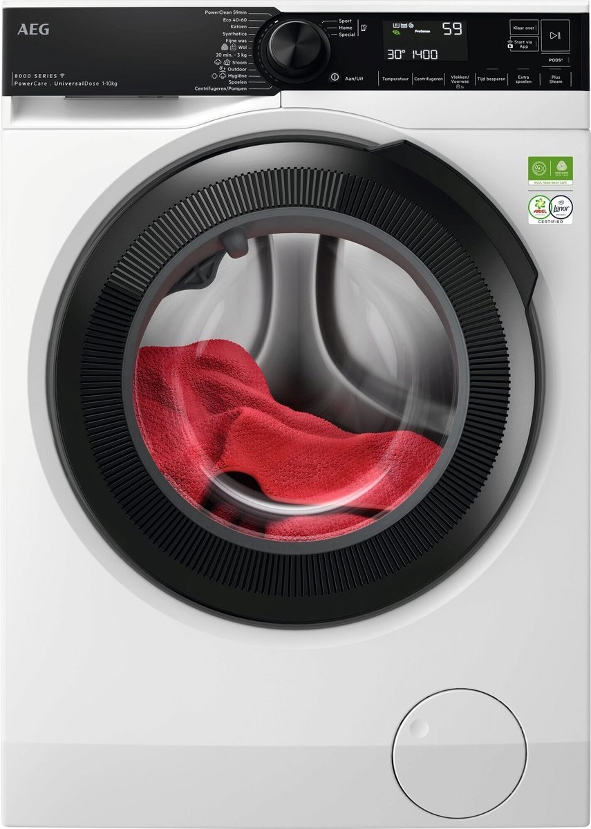 Lave-linge AEG LR86XDOSE 8000 PowerCare UniversalDose - 10 kg
