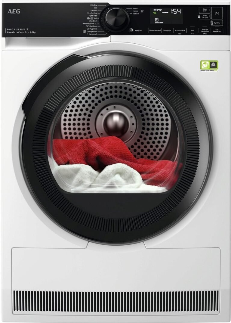 Sèche-linge pompe à chaleur AEG TR968V4C 9000X AbsoluteCare® Pro - 8 kg