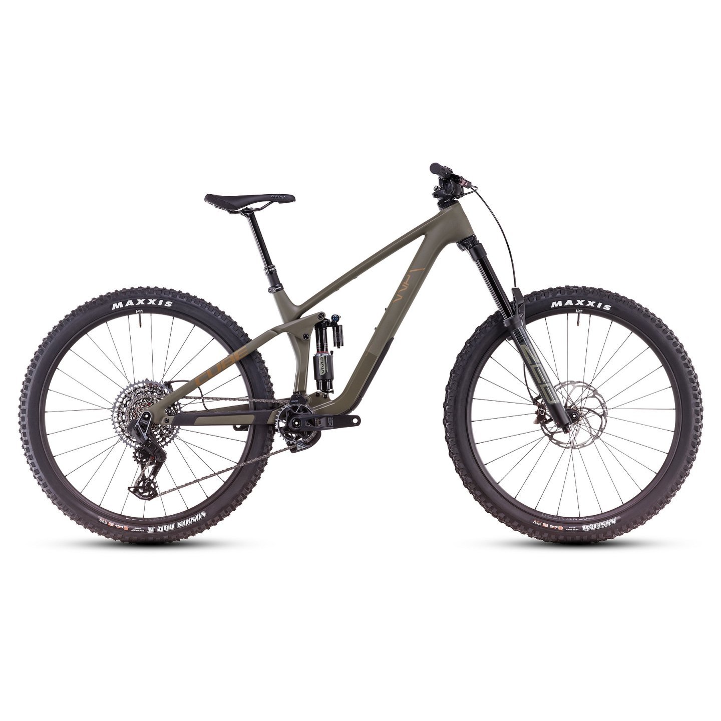 CUBE VTT Carbone 29" - STEREO ONE77 C:68X TM - 2026 - dustyolive / gold