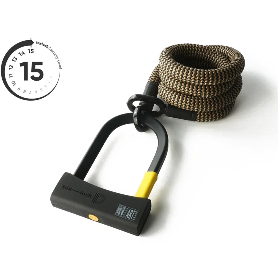 tex–lock eyelet avec antivol u D-lock - 160cm - wild hemp
