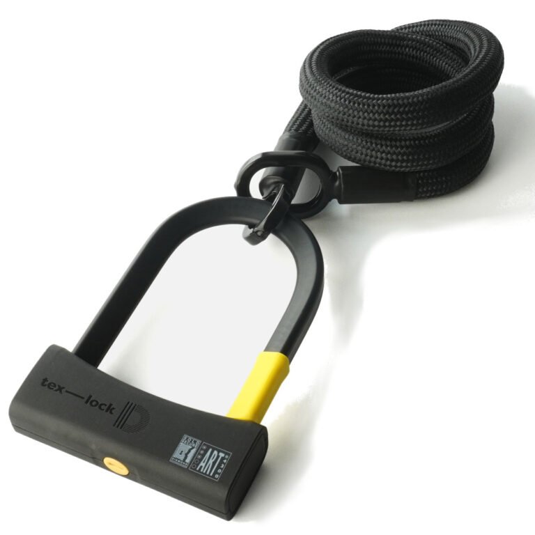 tex–lock eyelet avec antivol u D-lock - 120cm - onyx black