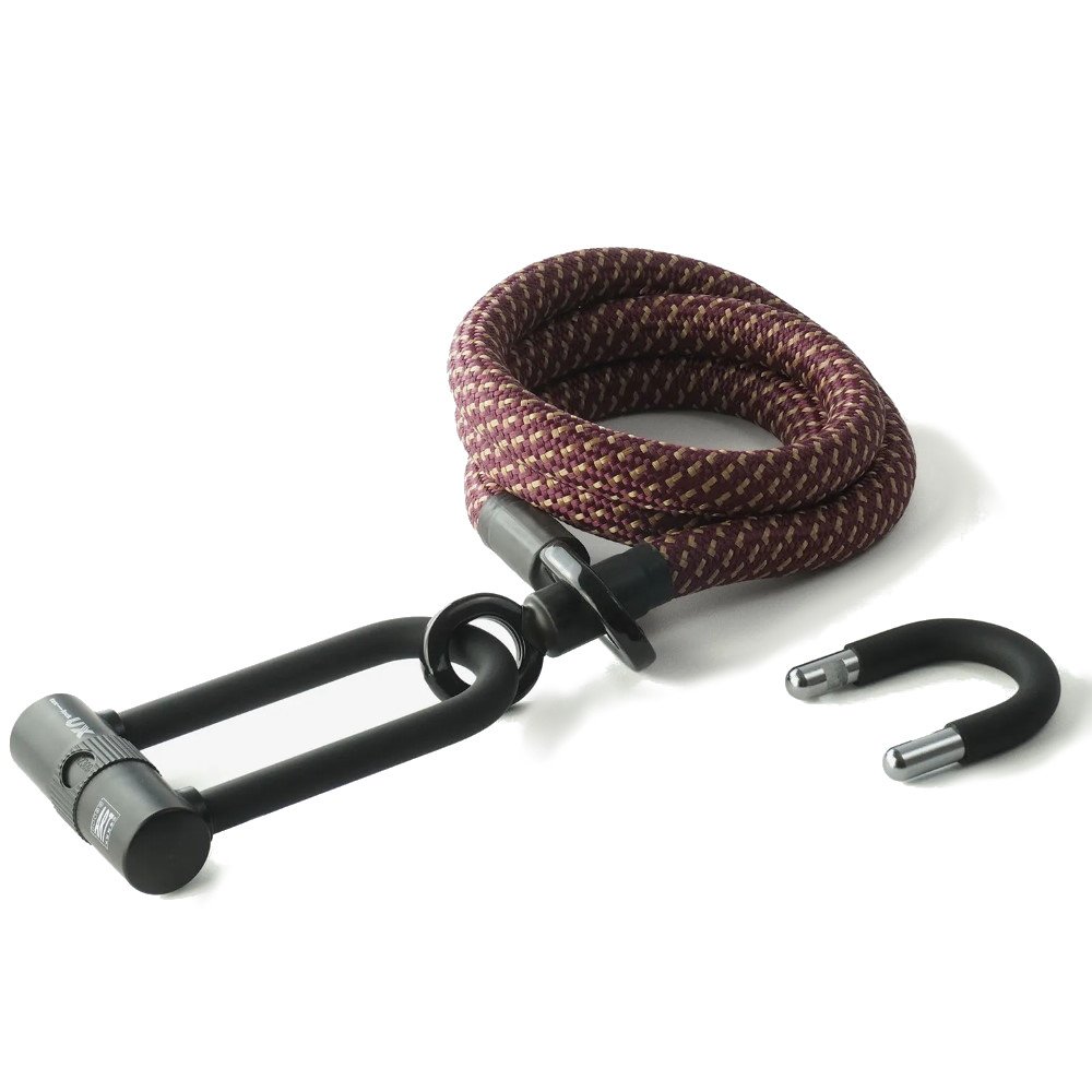 tex–lock eyelet avec antivol u U/X-lock - 160cm - chateau red
