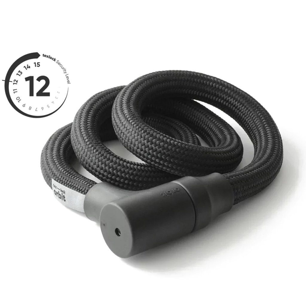 tex–lock orbit serrure à câble - 160cm - onyx black