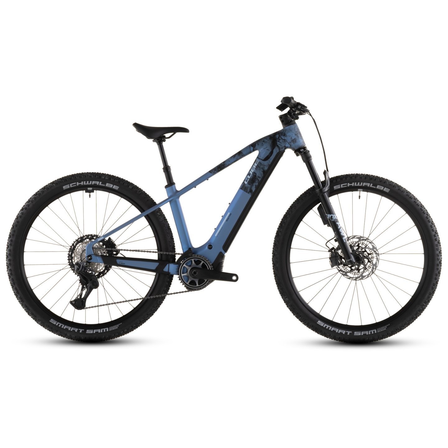 CUBE VTT Électrique - REACTION HYBRID SLT 800 - 2026 - 27.5“ – hazeblue / fume