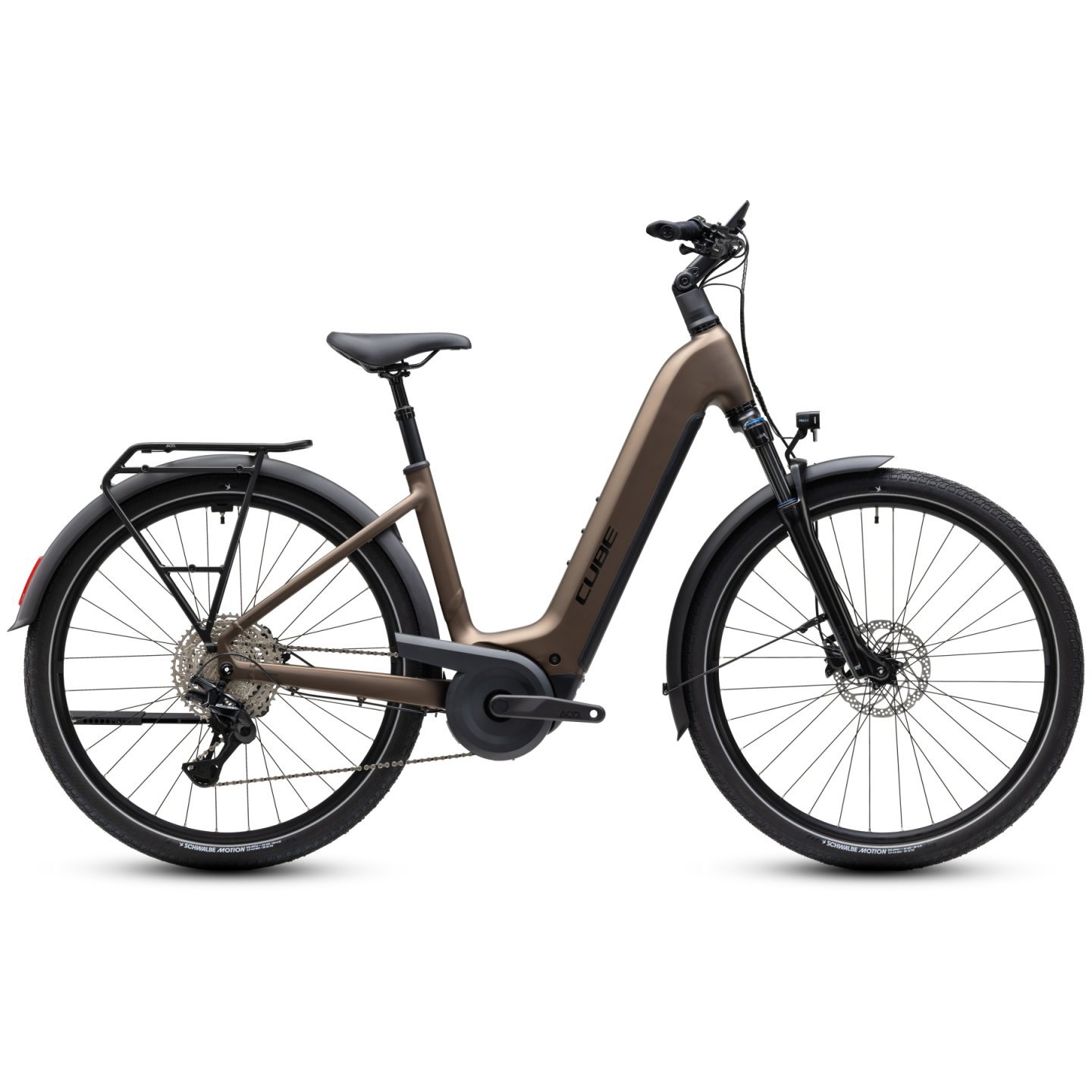 CUBE TOURING HYBRID Pro 800 - Easy Entry - VTC électrique - 2027 - metallicumbra / black