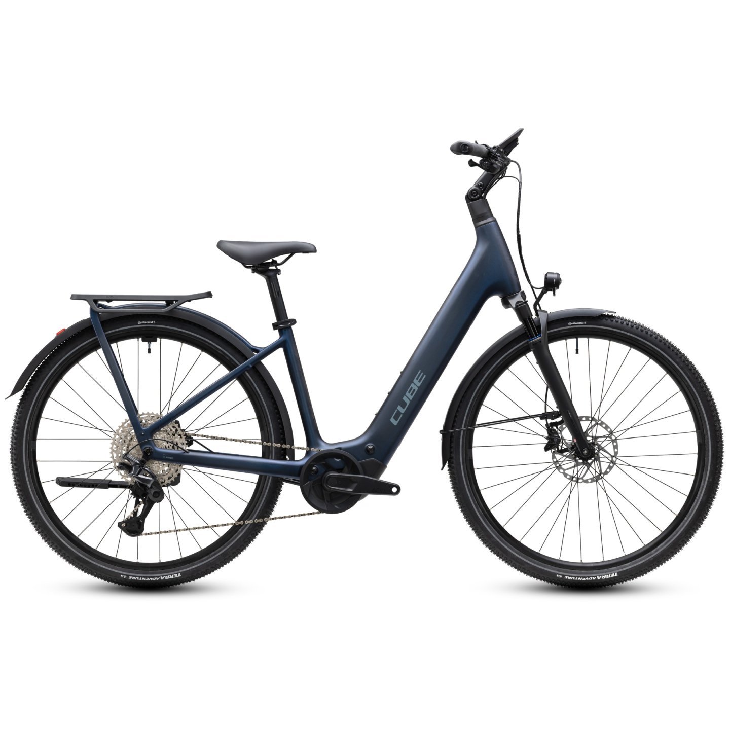 CUBE VTC Électrique Carbone - Easy Entry - KATHMANDU HYBRID C:62 Pro 400X - 2027 - liquidsteel / prizm