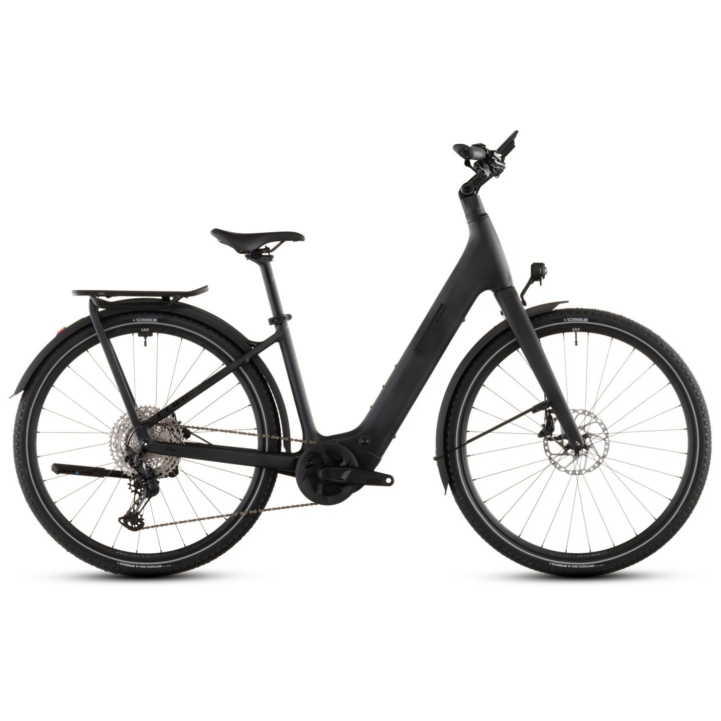 CUBE VTC Électrique Carbone - Easy Entry - KATHMANDU HYBRID C:62 SLX 400X - 2026 - liquidblack / bluedust