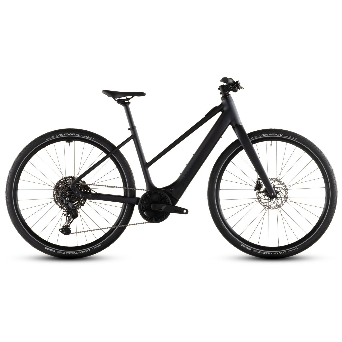CUBE Vélo de Ville Électrique - EDITOR HYBRID Pro 400X - Trapeze - 2026 - coal / prism