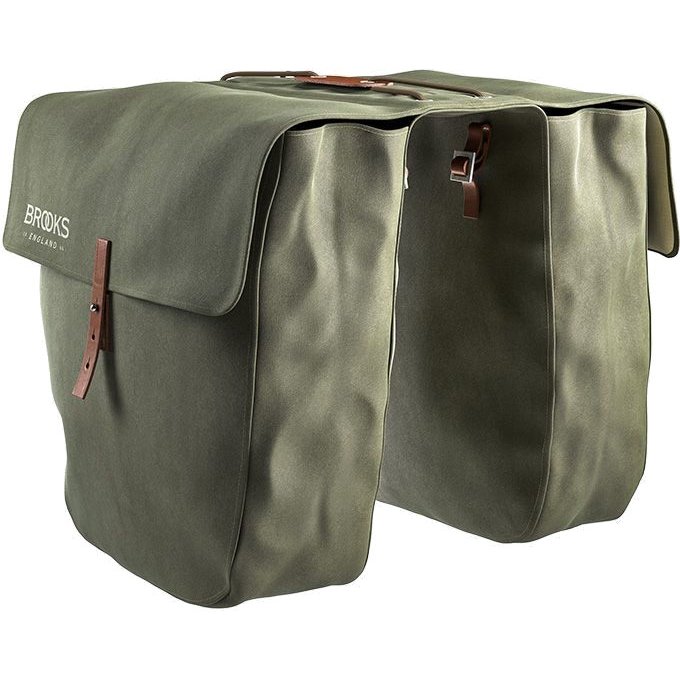 Brooks Sacoche Porte-Bagages 2x15L - Brick Lane - sage green