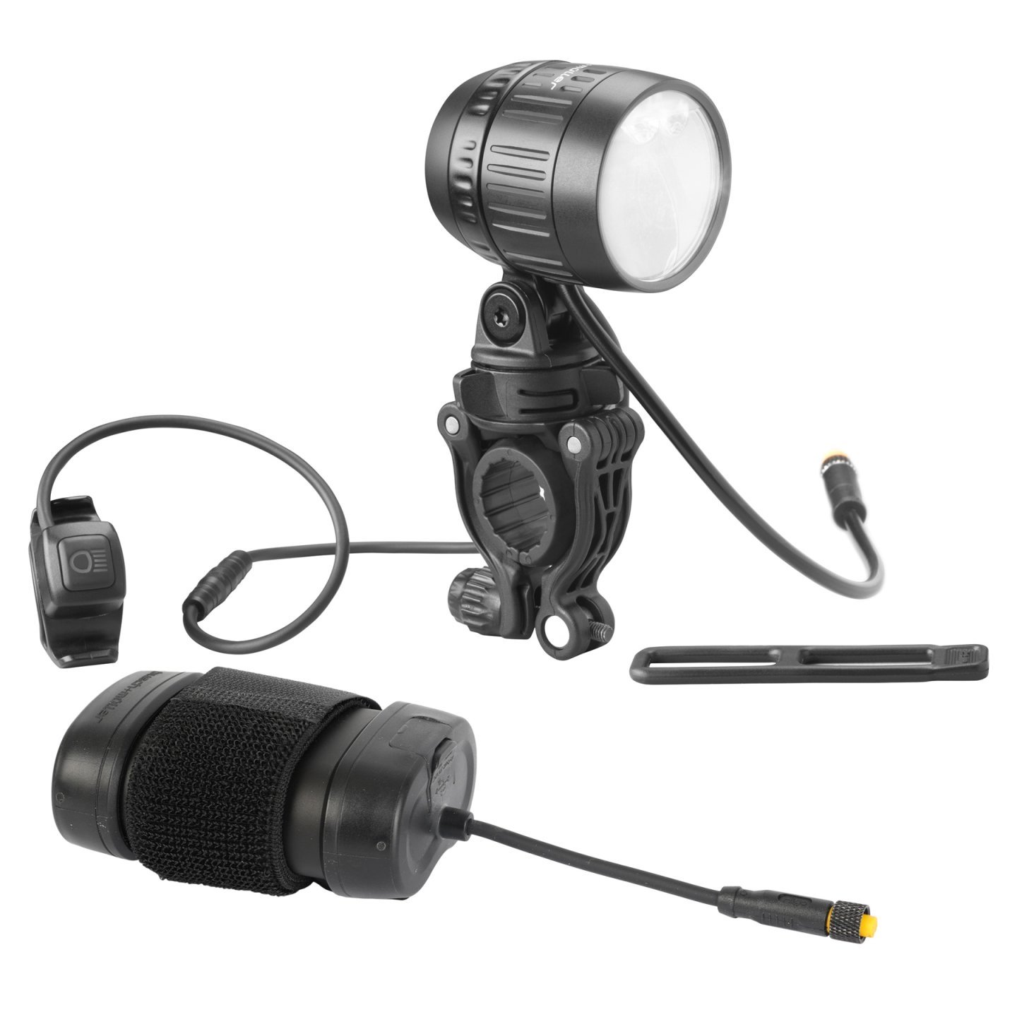 Busch + Müller IQ-XM Speed Lampe Frontale Avec Feu de Route - 168/35LA-01 - noir