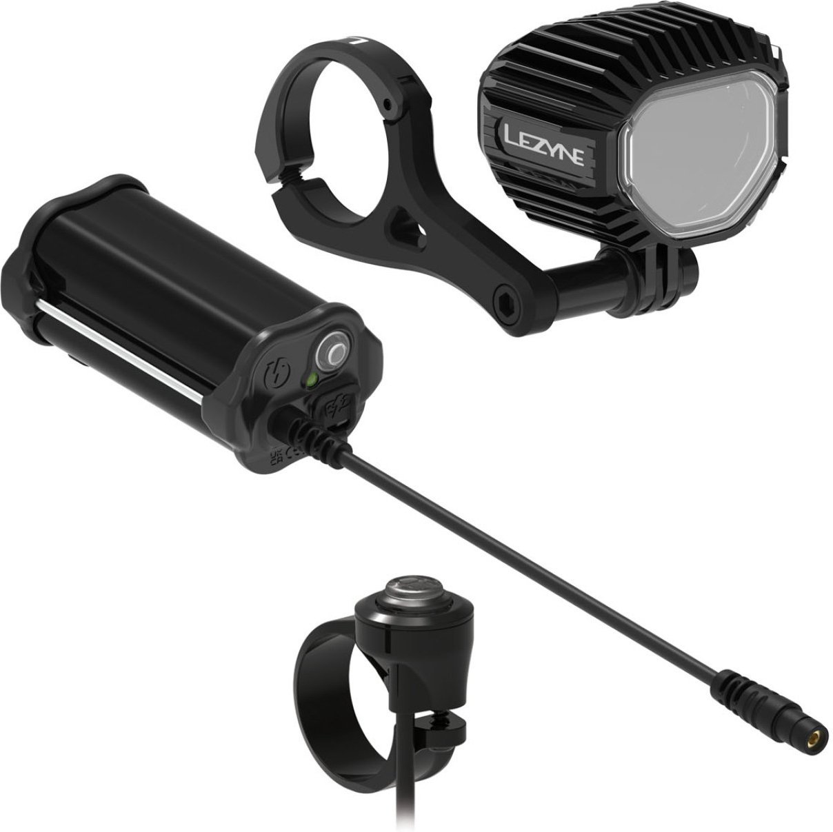 Lezyne Lumière Avant Vélo - Super HB P1350+ StVZO Loaded Kit - noir