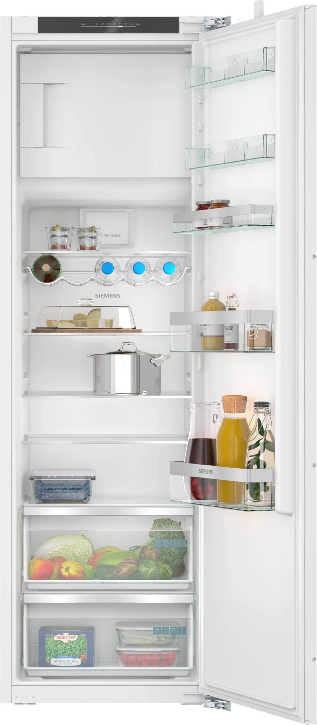 SIEMENS - Réfrigérateur encastrable 1 porte KI82LVFE0, iQ300, PowerVentillation, varioZone