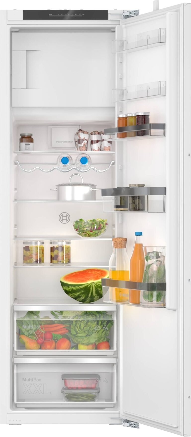 BOSCH - Réfrigérateur encastrable 1 porte KIL82VFE0, Série 4, PowerVentillation, Multi Box