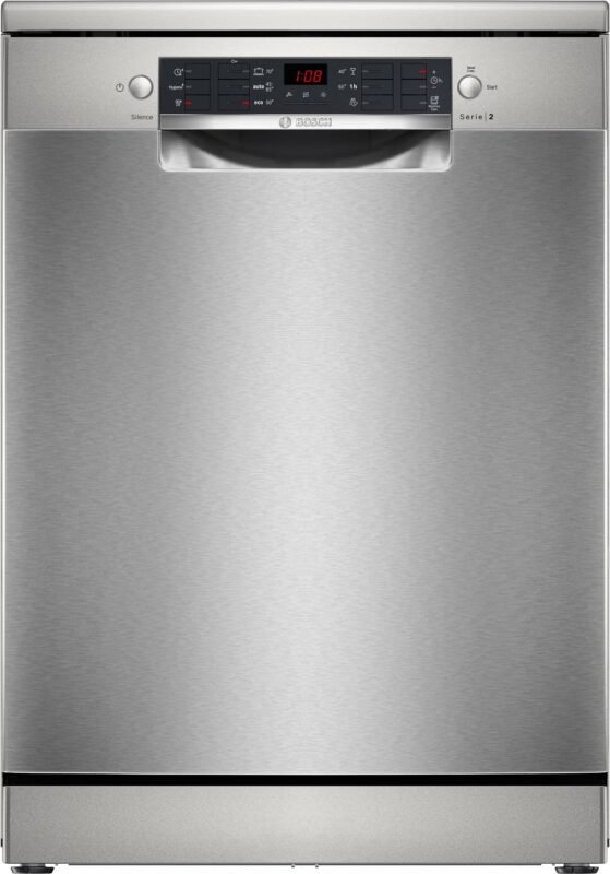 BOSCH - Lave vaisselle 60 cm SMS26AI01F, Série 2, VarioSpeed Plus