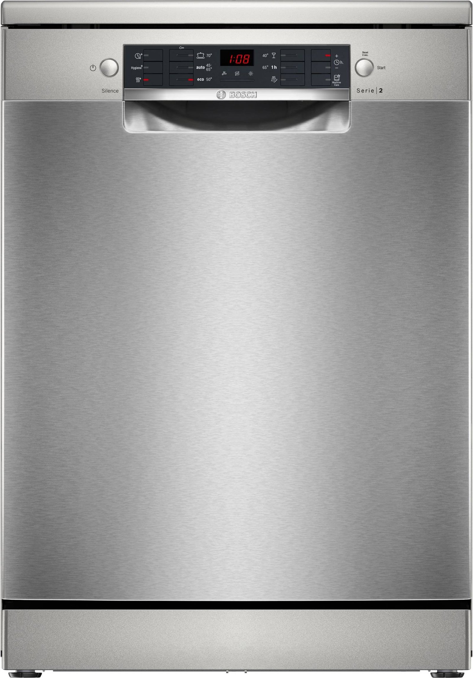 BOSCH - Lave vaisselle 60 cm SMS26AI01F, Série 2, VarioSpeed Plus