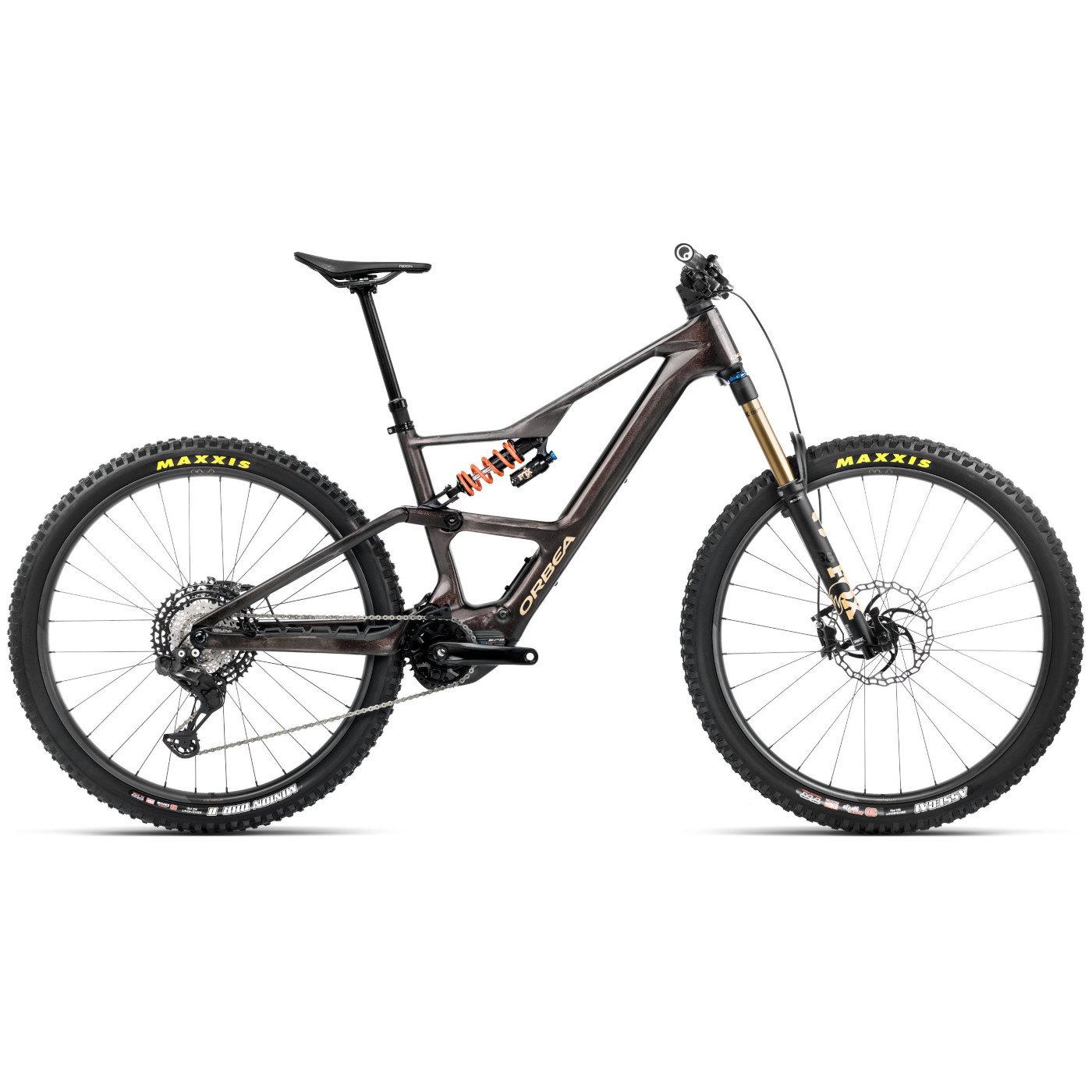 Orbea VTT Électrique XT Di2 - RISE LT M-TEAM - 2025 - Cosmic Carbon - Golden Sand (gloss)