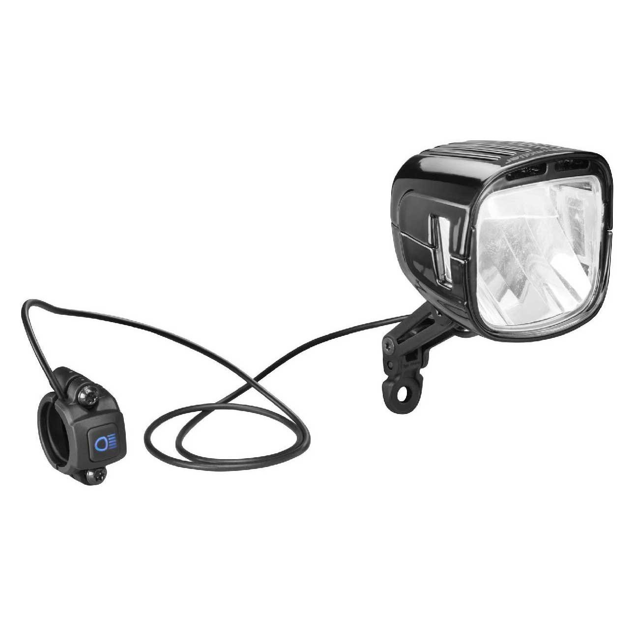 Busch + Müller Lumière Avant LED Vélo Électrique - Lumotec IQ-XL - 169U65TS-01 - noir