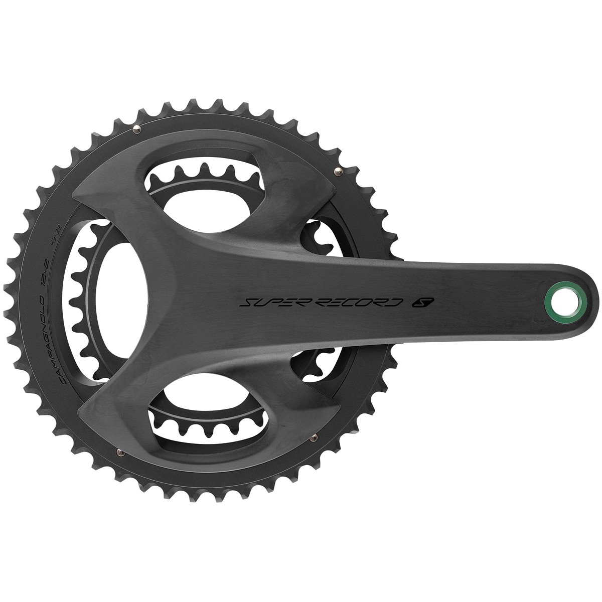 Campagnolo Pédalier - Super Record S - Carbon | Ultra Torque | 2x12 Vitesses - black