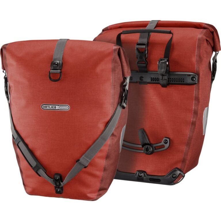 ORTLIEB Sacoche Vélo (Paire) - Back-Roller Plus - QL2.1 - 2x20L - salsa-dark chili