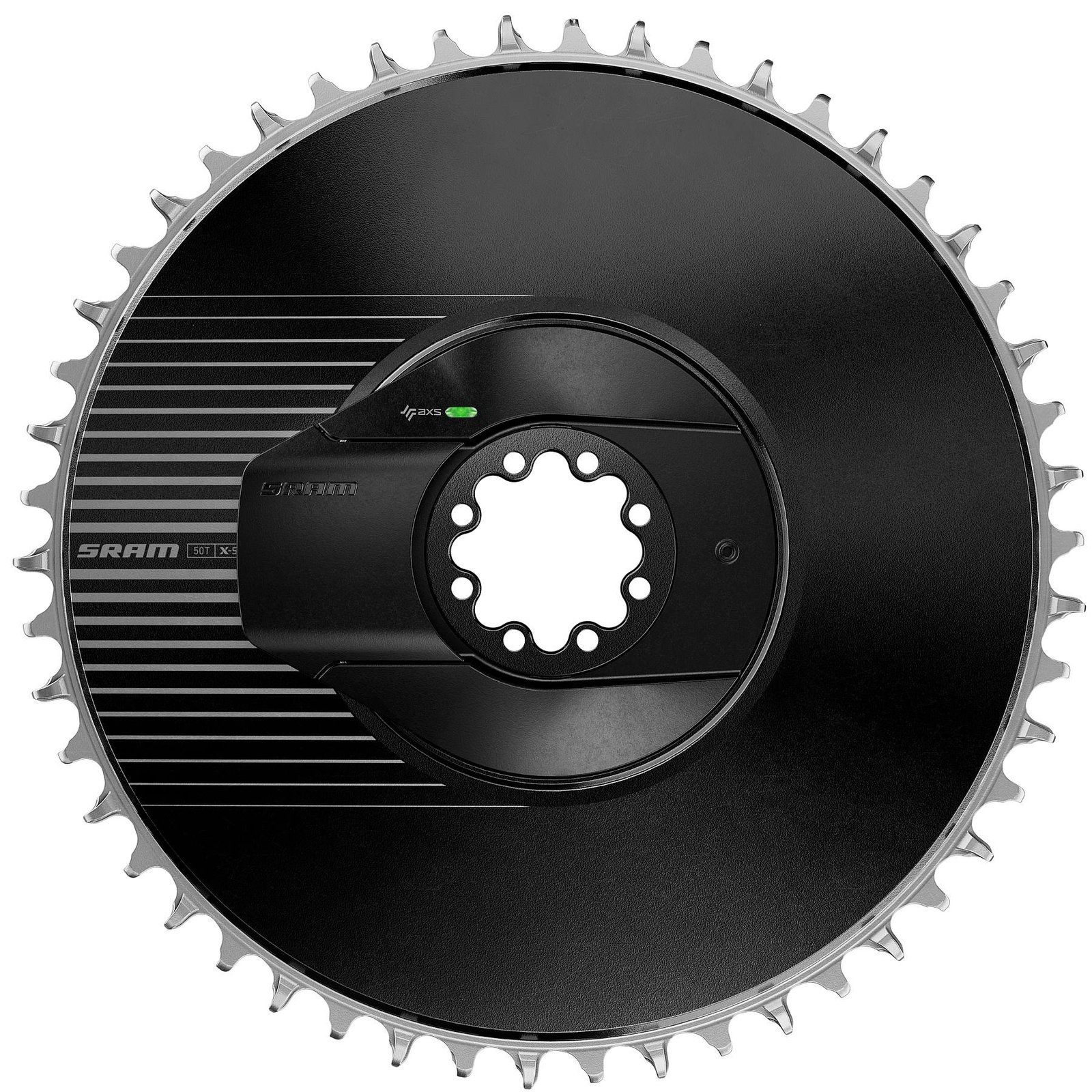SRAM 1x12 Kit de Plateaux RED AXS AERO Powermeter | Direct Mount | E1 - 54-68 | noir / argenté