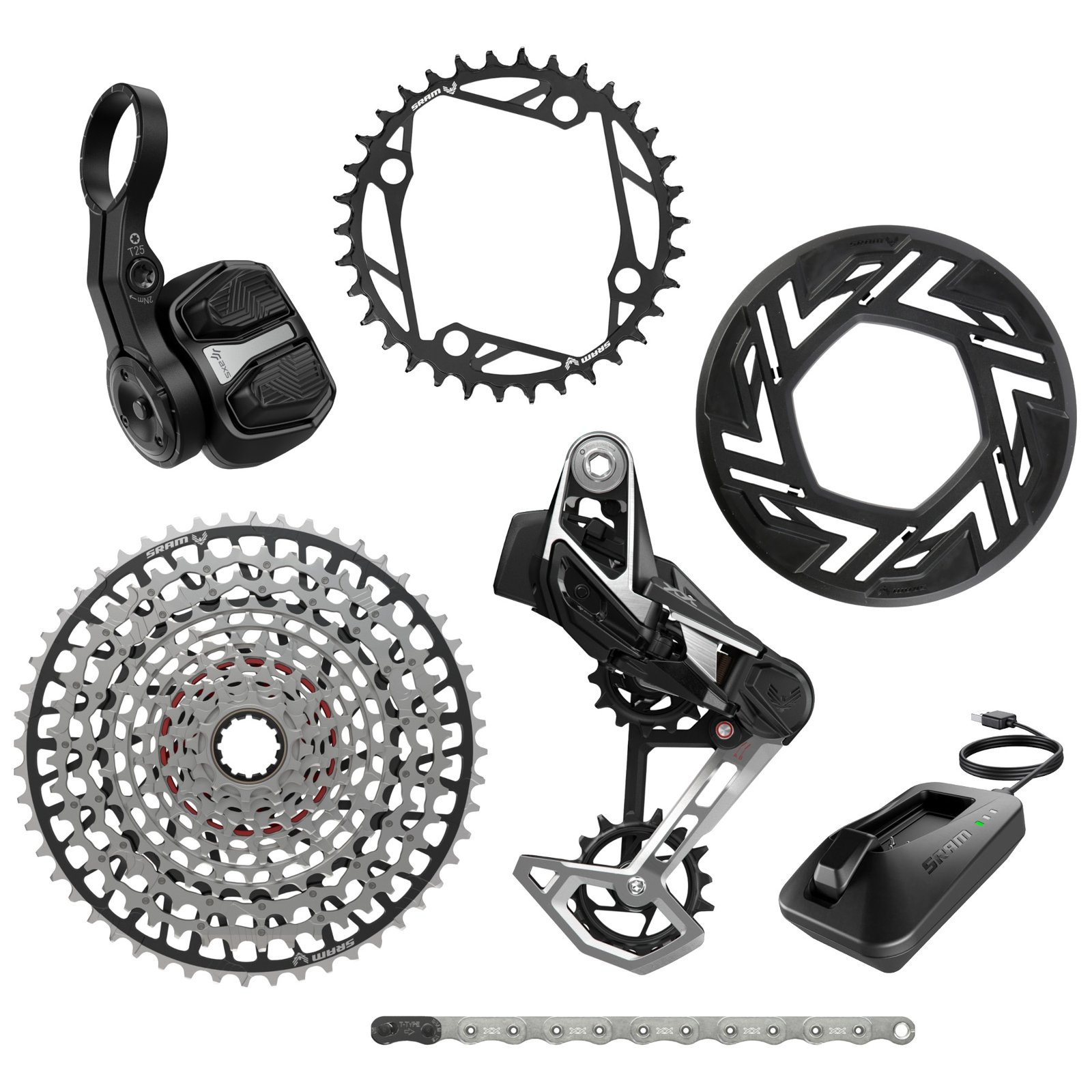 SRAM Groupe de Dérailleur - XX Eagle Transmission - E-MTB | AXS | T-Type | D1